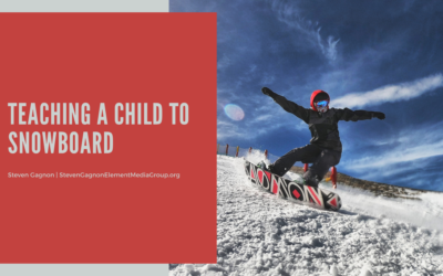 Teaching a Child to Snowboard